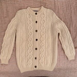 Susan Bristol Wool Fisherman’s Cardigan